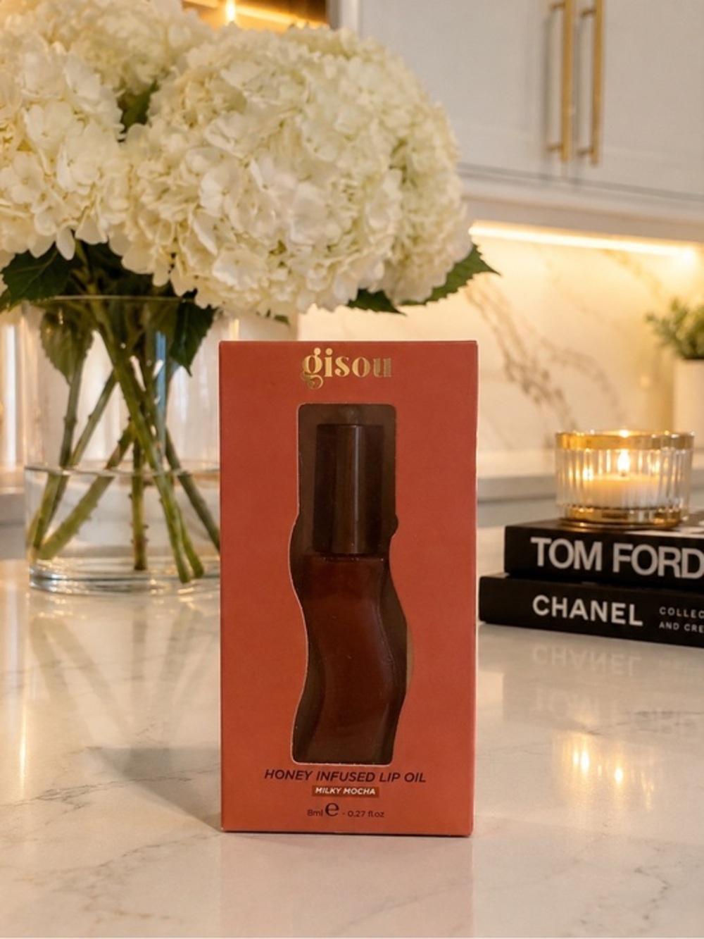 Gisou Honey Infused Lip Oil - Milky Mocha 🎀 Brand New In Box